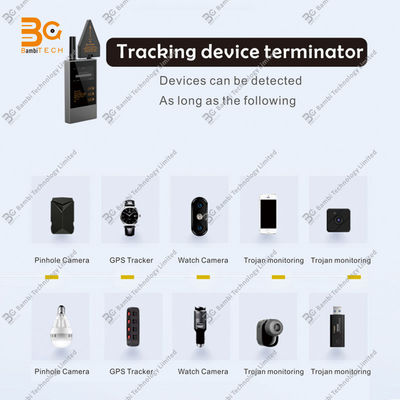 Professioneller drahtloser Detektor Anti-GPSGSM WLAN-Digitalfunkfrequenzdetektor 50MHz-8GHZ
