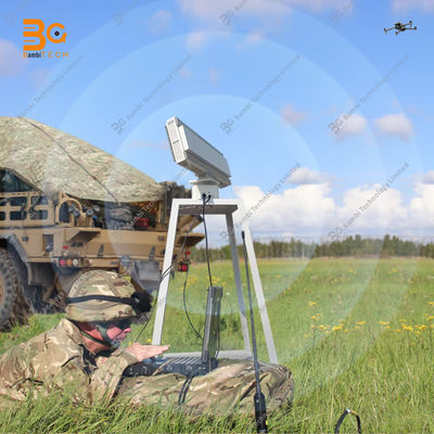 Hochgeschwindigkeits-Drehtisch 10km+ X-Band 9,4-9,6 GHz Puls-Doppler-Radar Drohnen-UAV-Erkennung