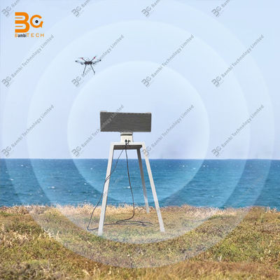 Hochgeschwindigkeits-Drehtisch 10km+ X-Band 9,4-9,6 GHz Puls-Doppler-Radar Drohnen-UAV-Erkennung